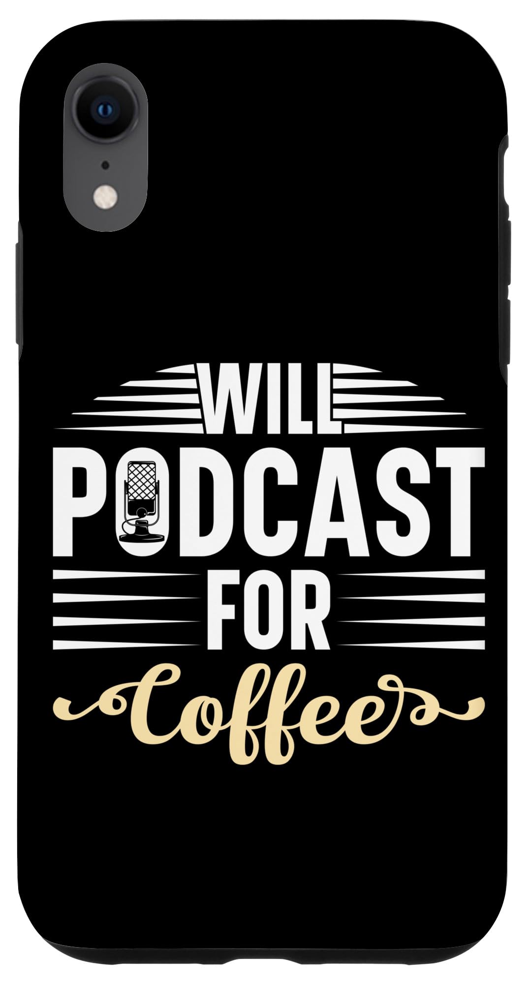 iPhone XR Podcast Broadcasting For Podcast Hosts And Podcast Listeners Case