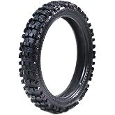 MaxAuto Dirt Bike Tire Set - Front 80/100-21 & Rear 110/90-19 Off-Road Motocross Tires (4-Ply)