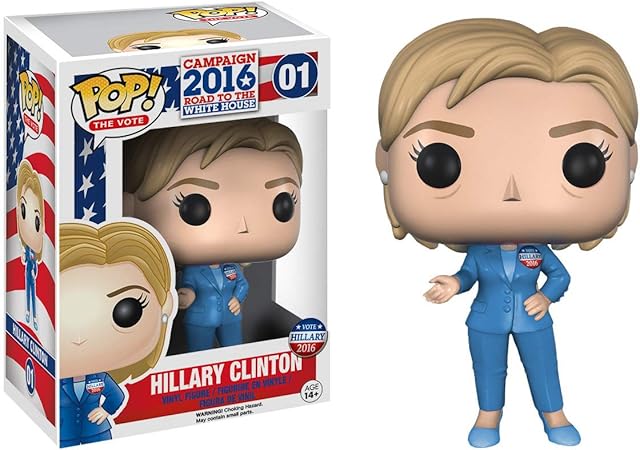 Amazon Funko ヒラリー クリントン ホワイトハウスへの道 X Pop The Vote ビニールフィギュア 1 Petプラスチックグラフィックプロテクターバンドル 001 B フィギュア ドール 通販