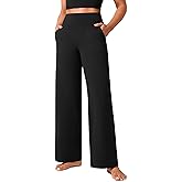 CRZ YOGA Butterlift Wide Leg Pants Pockets 29"/31"/33" - High Waisted Yoga Lounge Buttery Soft Comfy Casual Womens