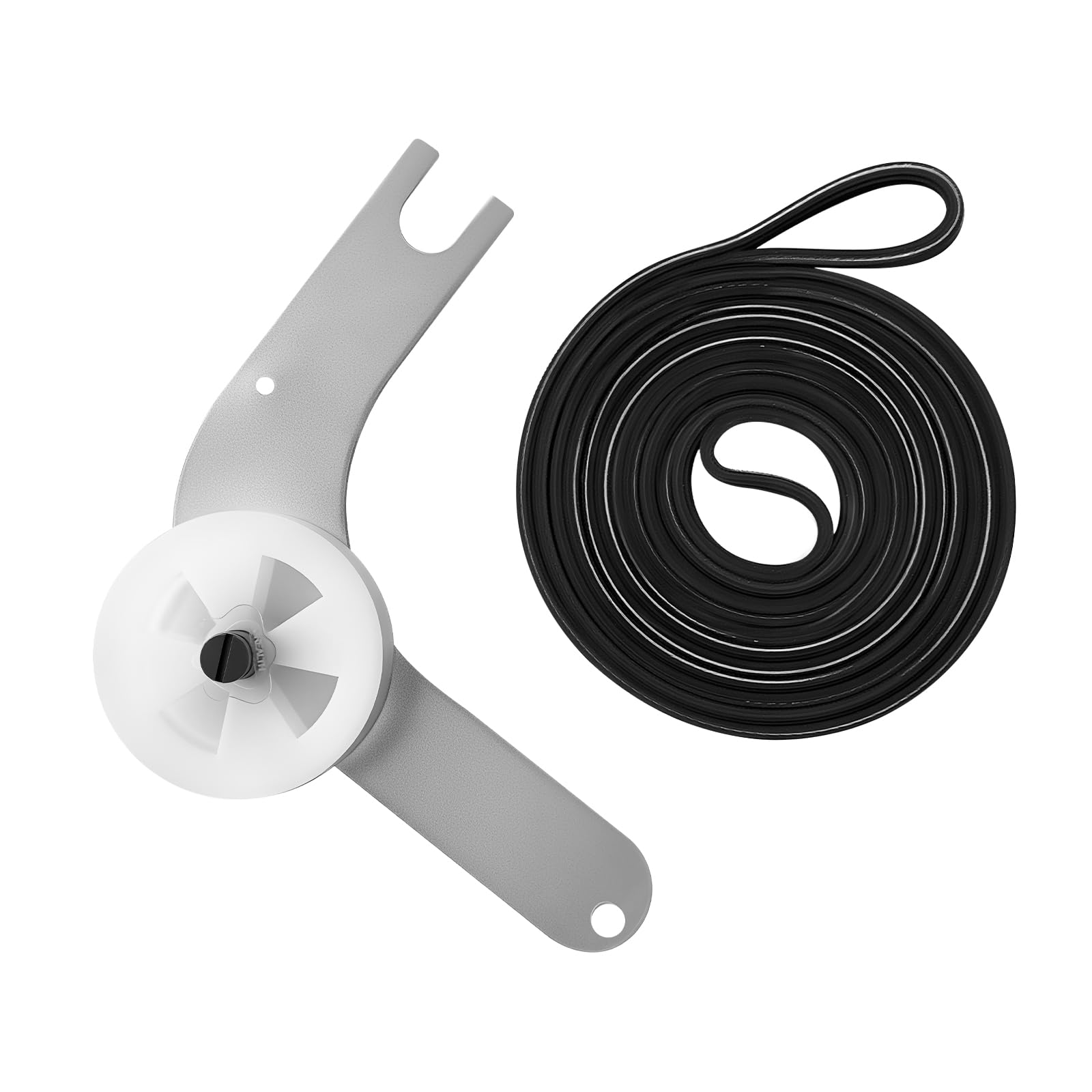 Photo 1 of 134793511 Dryer Idler Pulley & 134719300 Dryer Drive Belt Assembly Compatible with Frigidaire Electrolux Crosley Kenmore White-Westinghouse Dry(some models), Replacement Part 4960127 134793500, etc.