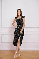 Flowy Ruffle Tiered Formal Cocktail Dress for Women