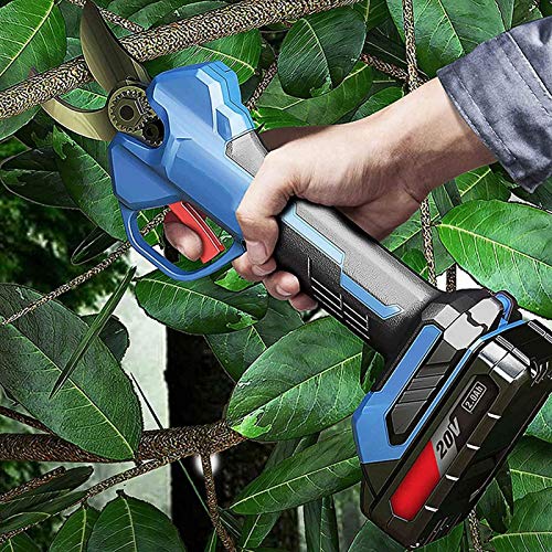 SIRUL Professionelle kabellose elektrische Astschere mit wiederaufladbarem 2Pcs 20-V-Lithiumbatterie-Astschneider, 25 mm… – Bild 8