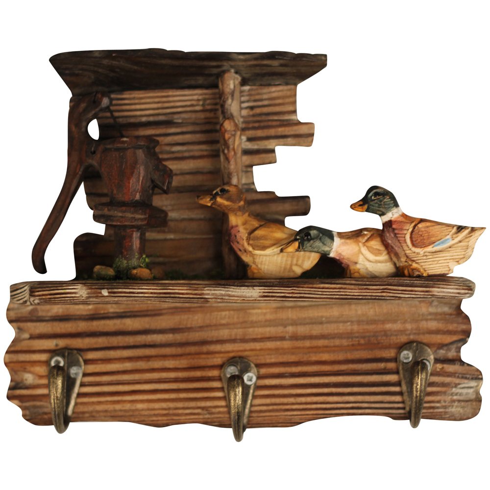 Perchero tallado en madera | Percheros de pared, percheros de pie...