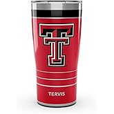 Tervis Traveler Texas Tech Red Raiders - MVP Triple Insulated Tumbler Travel Cup Keeps Drinks Cold & Hot, 20oz, Stainless Steel