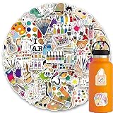 120Pcs Art Painting Stickers Paint Palette Stickers