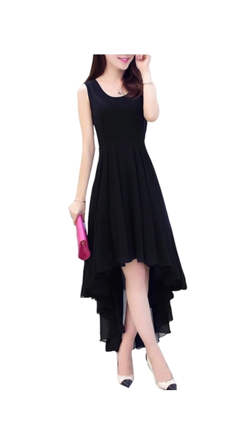 varibha women's georgette a-line dress