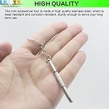 LRMYS 3-in-1 Mini Screwdriver Keychain Stainless Steel Eyeglass Watch Jewelry view 3
