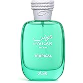 Rasasi Hawas Tropical Eau De Parfum Spray for Men, 3.4 Ounce