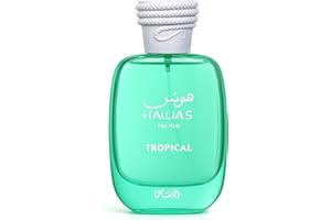 Rasasi Hawas Tropical Eau de Parfum Spary for Men, 3.4 Ounce