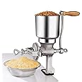 Ejoyous Hand Crank Grain Mill, Table Clamp Manual Corn Grain Grinder Cast Iron Mill Grinder for Grinding Nut Spice Wheat Coffee Home Kitchen Commercial Use