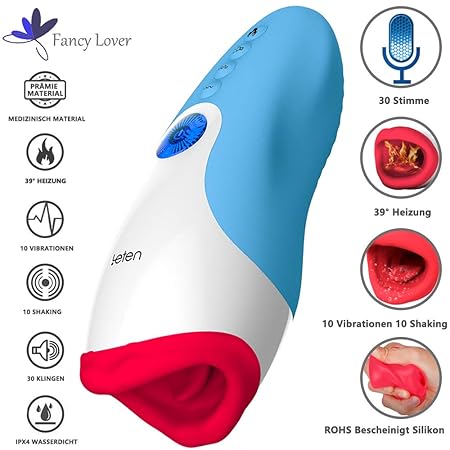 Oral Masturbator Automatischer Heizfunktion Vibration Men Cup Taschenvagina Männer Masturbatoren Sexspielzeug von Fancy Lover