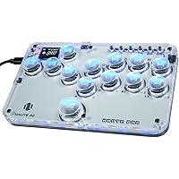 Sehawei Arcade Stick 13Keys All-Button Gamerfinger with Custom RGB & Turbo Functions,Arcade Controller Street Fight for PC/Ps