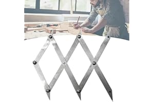 FMNGOP Picket Master Pro 3 Point Center Finder for Precise Measurements,Precise Stainless Steel Measuring Tool for Equidistant Woodworking Measurements (1pcs)