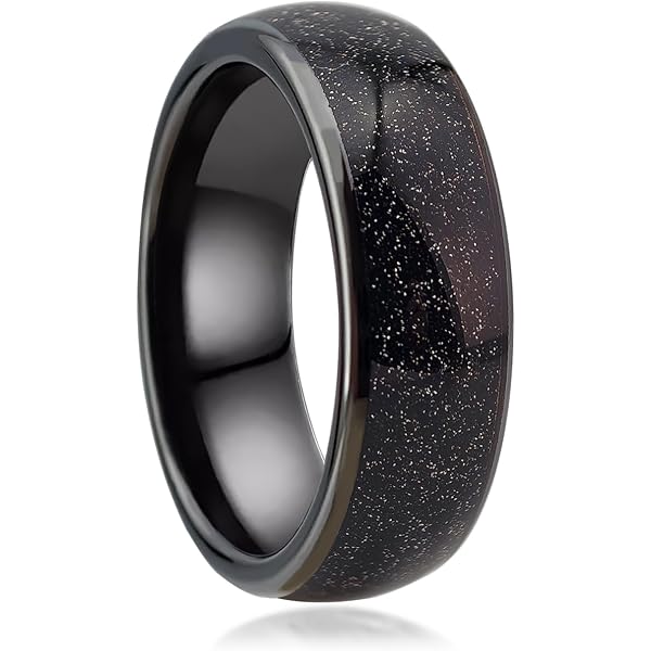 pry Crystal Edge Ring17号 Orion Nebula Opal Galaxy Fragment Inlay RFID Smart Ring Ceramic