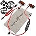 Symphonized NRG Bluetooth Wireless Wood in-Ear Noise-isolating Headphones, Earbuds, Earphones with Mic & Volume Control (Red)