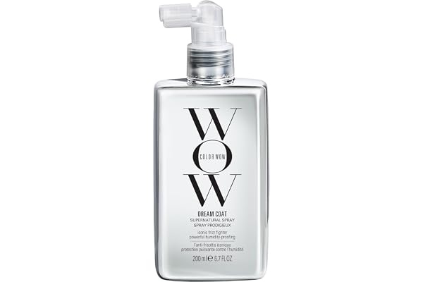 COLOR COLOR WOW Dream Coat – Anti-Humidity Frizz Control Spray for Glass Hair | Anti-frizz treatment and humid