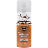 Varathane Satin Interior Polyurethane Spray | Oil-Based, Furniture, Cabinets, Doors &amp; Trim, Scratch &amp; Stain Resistance, Durable Clear Finish, 11.25 Oz