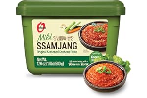 CHUNG JUNG ONE Ssamjang Korean Soybean Paste Sauce [Mild | 1.0 lb (500g)] for BBQ, Lettuce Wraps, Rice, Vegetables, and Meat | Korean Flavor, Bold & Savory - O’food