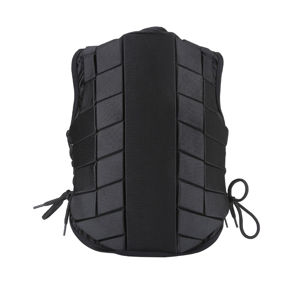 Riding Vest, Horse Riding Body Protector for Kids- Zippered Front, Breathable, Lightweight, Adjustable, Multiple Sizes(CS)