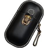 Fanyixuan Handmade Leather Eyeglass Case Hard Shell Retro Men And Women Sunglasses Nearsighted Glasses Hooks Protection Box