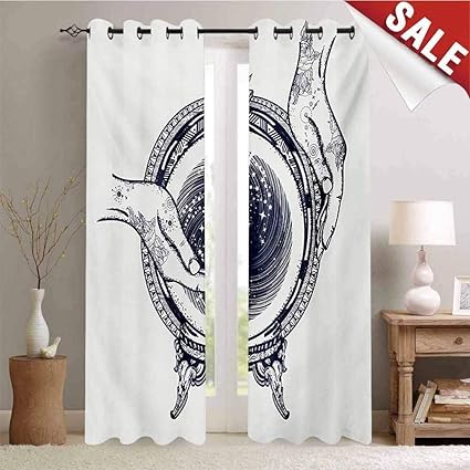 Amazon Com Hengshu Gypsy Room Darkening Wide Curtains Fortune