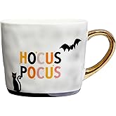 Faithworks Heartfelt Coffee Mug - Stoneware Coffee Cup/Mug with Gold Handle, 15-Ounce, Hocus Pocus