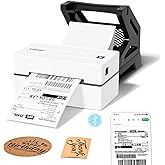 Labeer Bluetooth Thermal Shipping Label Printer, 4x6 Wireless Shipping Label Printer with Holder for Small Business, Compatible with iPhone, Android, Windows, Mac, Chromebook, USPS, Ebay, Shopify
