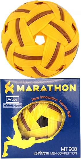 Amazon セパタクローボール Marathon社製 Mt ９０８ 男子用 競技用 即日発送 マラソン社 スポーツ アウトドア