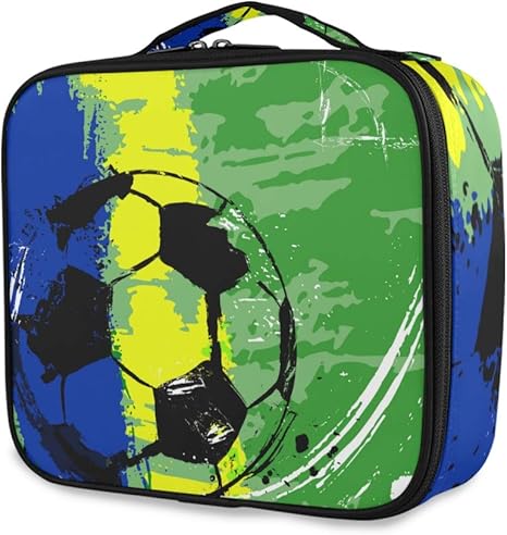 Amazon Co Jp Kapanou プロ用 メイクボックス サッカーサッカーイラスト無料コピースペース 多機能 高品質 美容師 マニキュリスト 刺青師 専用 化粧ボックス メイクアップアーティスト 収納ケース メイクブラシ 化粧道具 大容量 Beauty