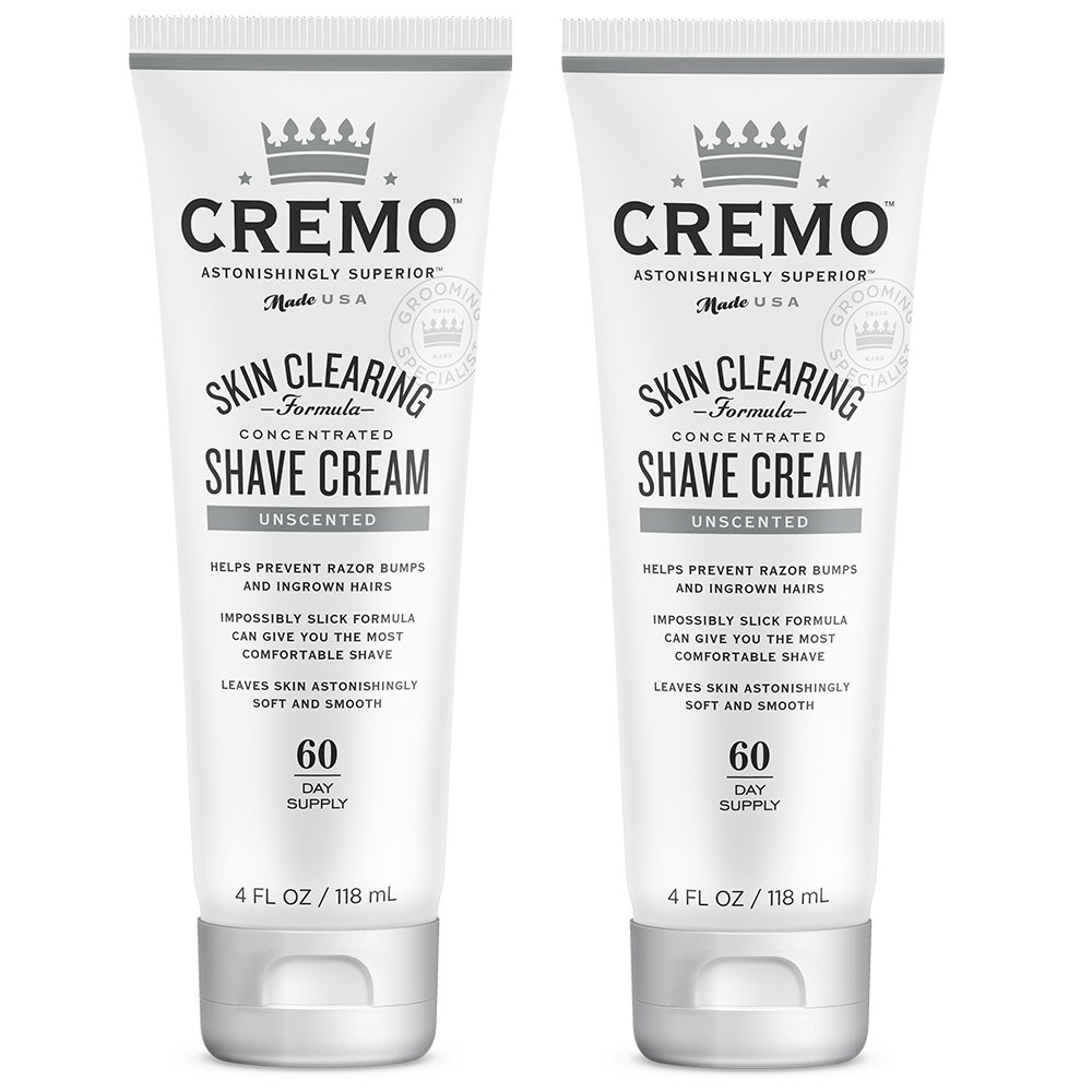 Cremo Unscented Post Shave Balm with Skin Clearing Formula