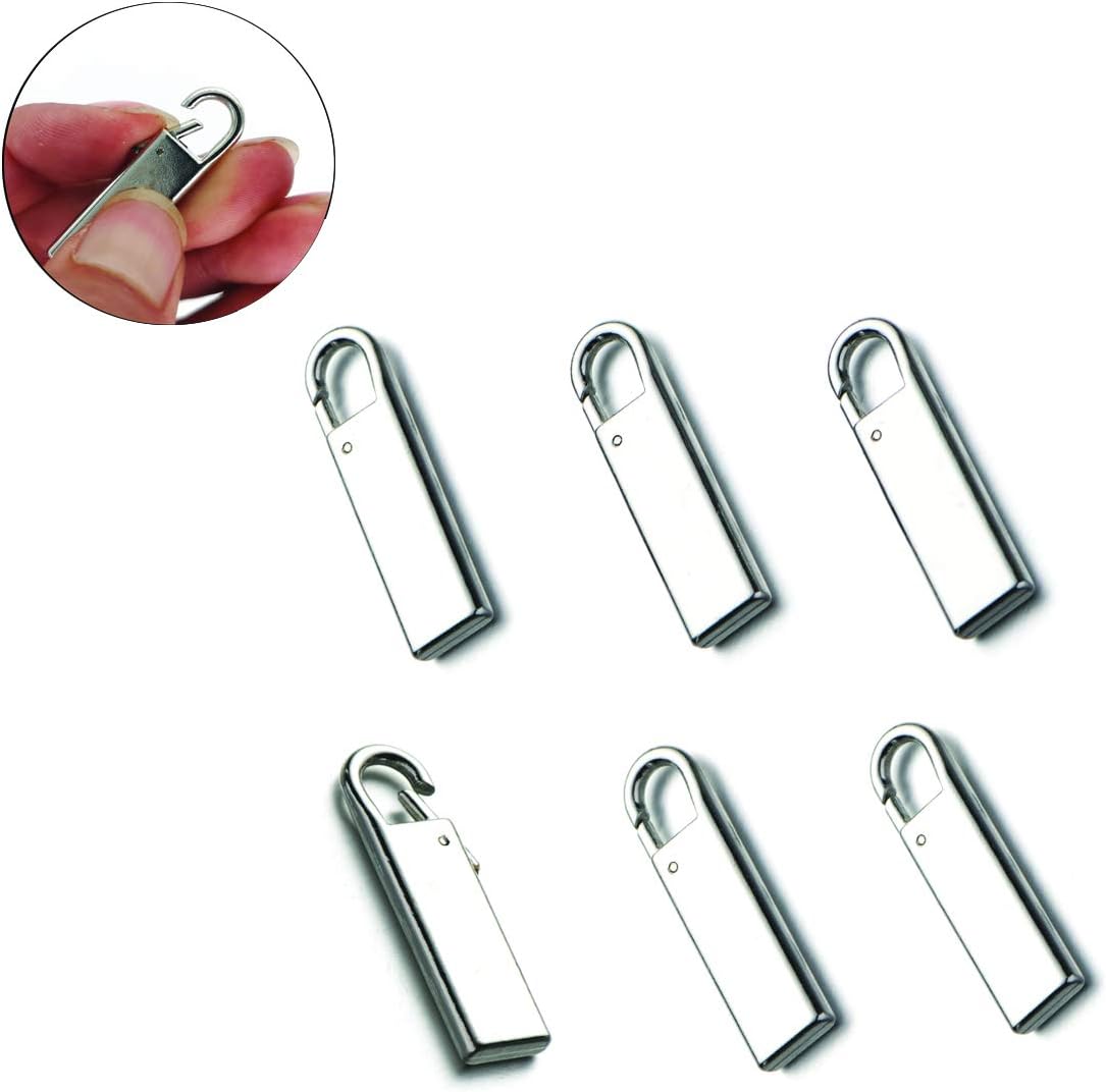 Zpsolution Zipper Pull Replacement Metal Zipper Handle Mend Fixer