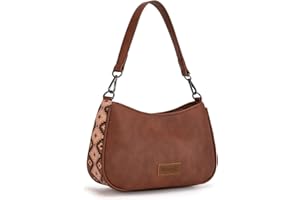 MONTANA WEST Wrangler Western Shoulder Bag for Women Small Purse Aztec Hobo Bag HandBag with Detachable Strap