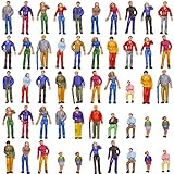 P50W 100pcs Model Trains 1:48 Painted Figures O SCALE