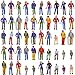 P50W 100pcs Model Trains 1:48 Painted Figures O SCALE