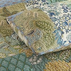 NEWLAKE Bedspread Quilt Set with Real Stitched