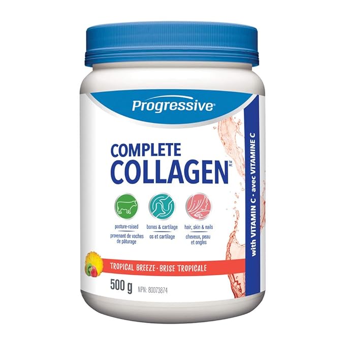 Progressive Complete Collagen Protein Powder Supplement Tropical