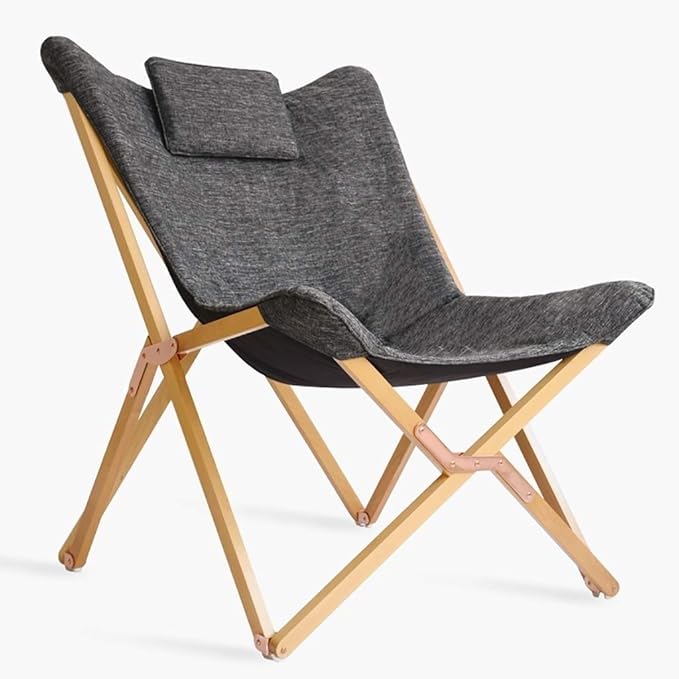 ZBHW Traditional Folding Beach/Garden Wooden Deck Chair Seaside Lounger