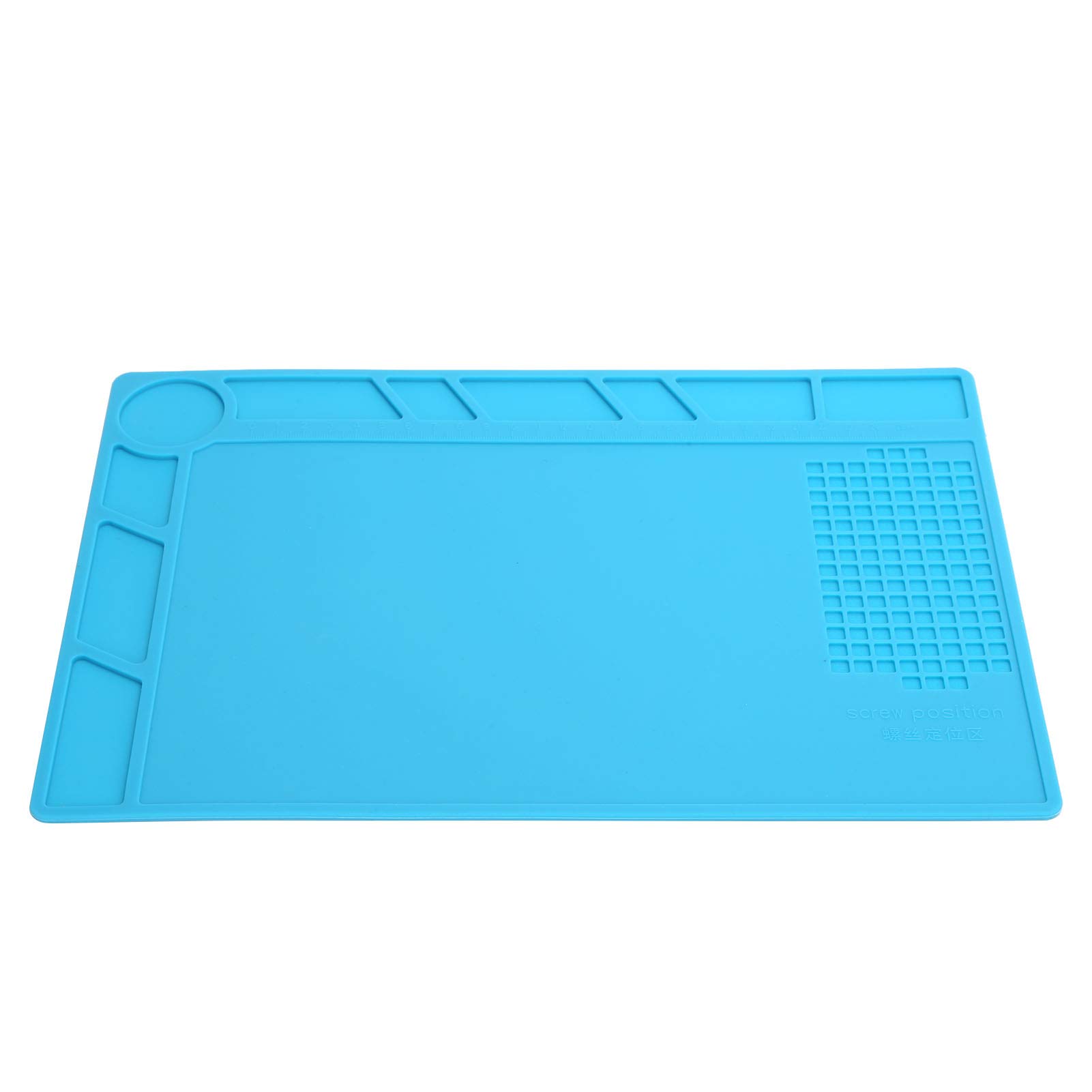 Watch Repair Mat, Professional 12.2 * 8.9in Anti‑Static Soldering Mat, Soft Rubber for Watchmakers Organizing Repair Soldering