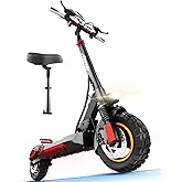 Aoniu M4 Scooter for Adults with Seat Off Road Escooter Fast 28mph E Scooter 31-40Miles Long Range 300 Lbs+ Heavy Duty Scooters All Terrain Foldable for Teens Commuting