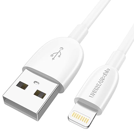 UNBREAKcable iPhone Ladekabel Lightning Kabel - [MFi Zertifiziert] iPhone Kabel geeignet für iPhone X iPhone 8, iPhone 6s iPh