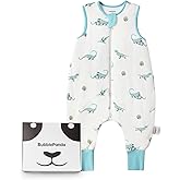 BubblePanda Rayon Made from Bamboo Toddler Sleep Sack with Feet 12-24 Months 1.0 Tog Ultra Soft Toddler Sleeping Sack 1t-2t Sleep Bag Walker Quilted Wearable Blanket with Legs 2-Way Zipper Lightweight