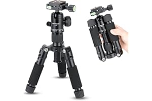 Koolehaoda Mini Tripod for Camera 20"/ 51cm Desktop Tripod with 360° Ball Head, Aluminum Compact Travel Tripod for DSLR Camer