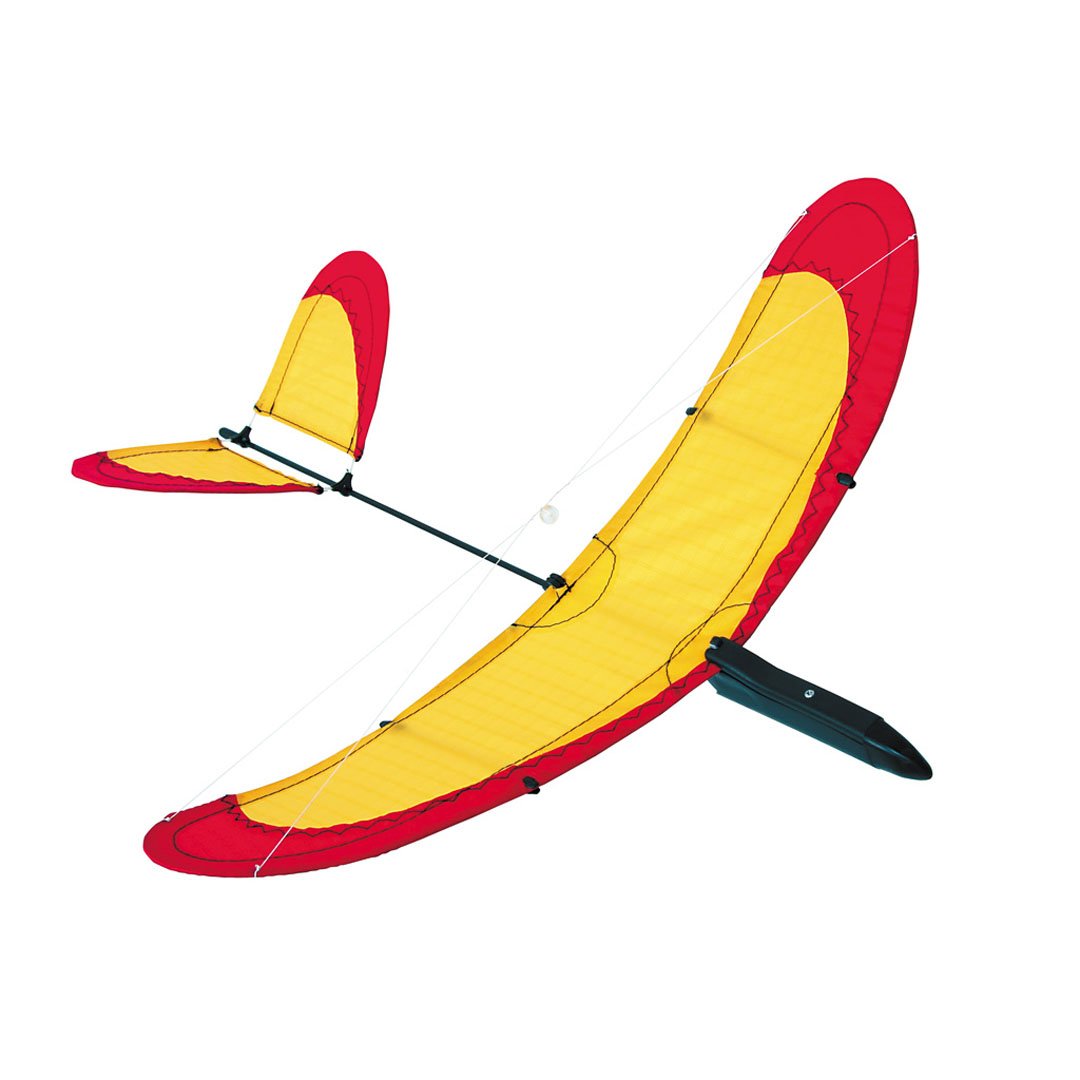 HQ Kites Airglider Series 40 Glider, Color: Red & Yellow, Fun Outside Activities For Ages 6 Years and Older
