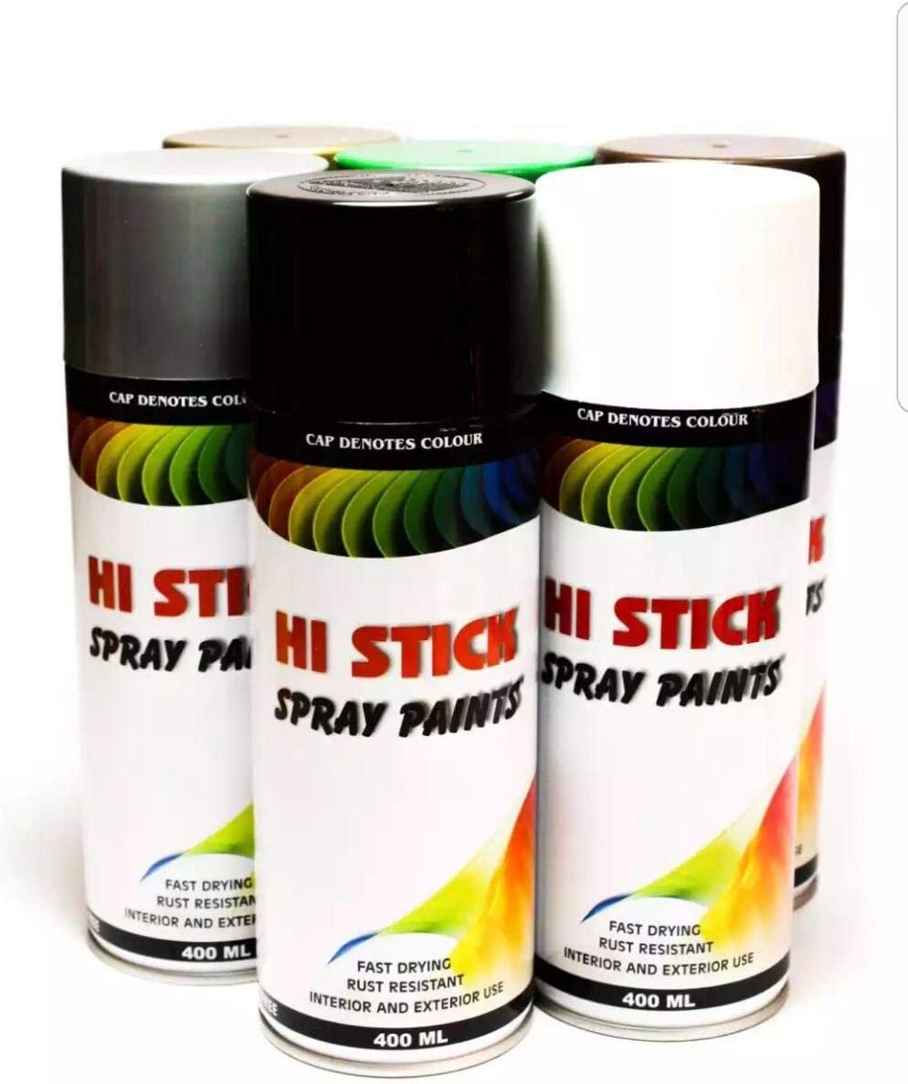 Hi Stick Black Spray Paint 12 Pcs In 1 Box price in UAE Amazon UAE