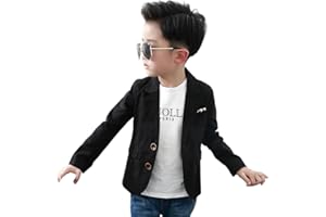 ELUCKFACE Boys Fashion Blazers Casual Jackets Coat 2-12Years