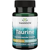 Swanson Amino Acid Ajipure Taurine Pharmaceutical Grade 500 Milligrams 60 Veg Capsules