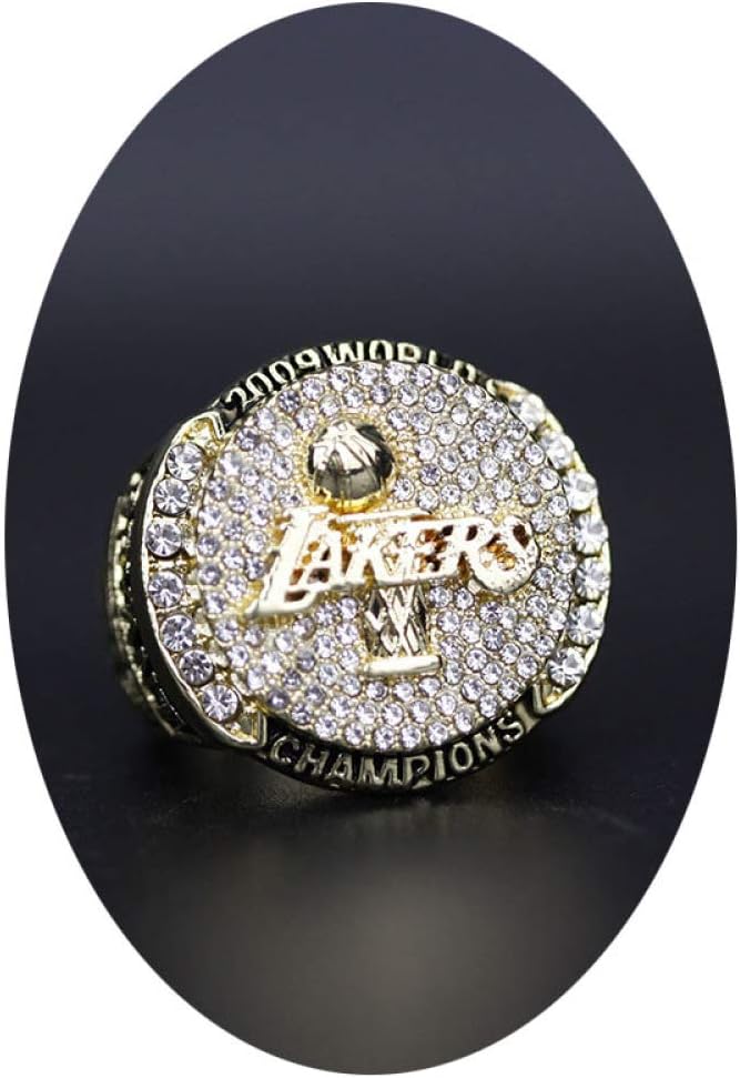Los Angeles Lakers 2009 NBA Championship Ring Collection Gift Fan Ring,As Show,13