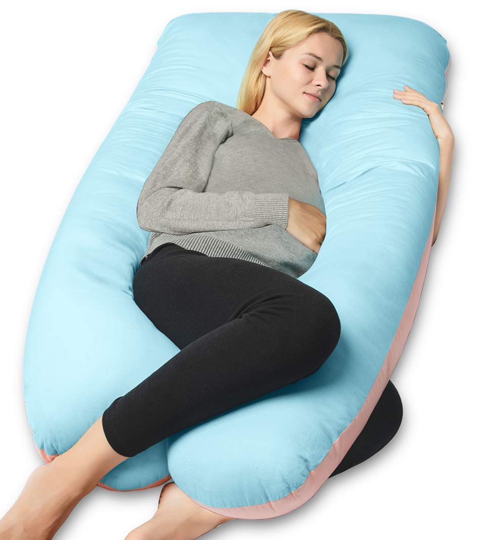 Queen Rose Pregnancy Pillow Double Sided U Shaped Maternity Body