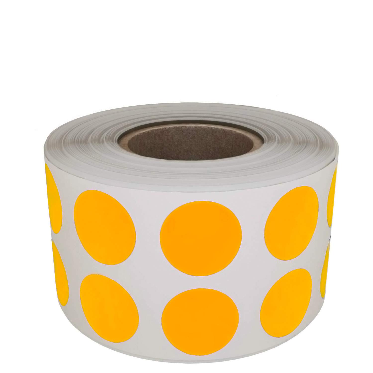 Royal Green Bright Neon Orange Sticker Dots for Labeling 13mm Colored Labels Rolls Fluorescent Sticker in 1.3cm 1080 Pack